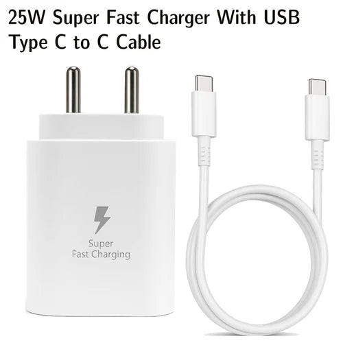 25W Type-C Charger Compatible With All Samsung Phone
