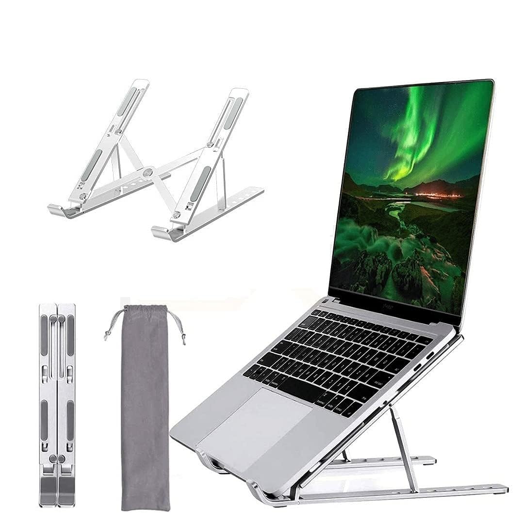 Plastic Laptop Stand Desk, Adjustable Portable Laptop Holder