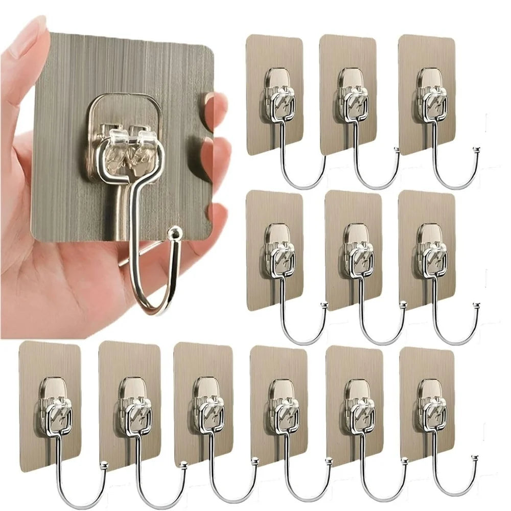 Self Adhesive Wall Hooks Heavy Duty