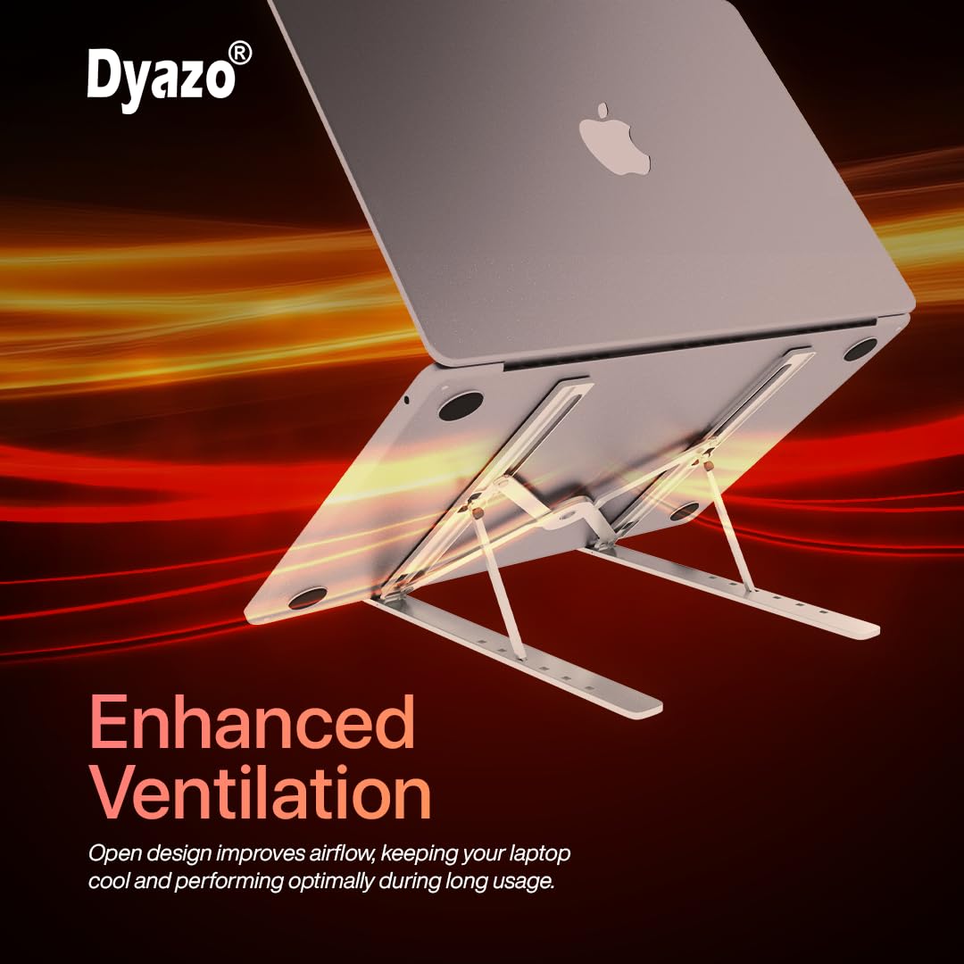 Plastic Laptop Stand Desk, Adjustable Portable Laptop Holder