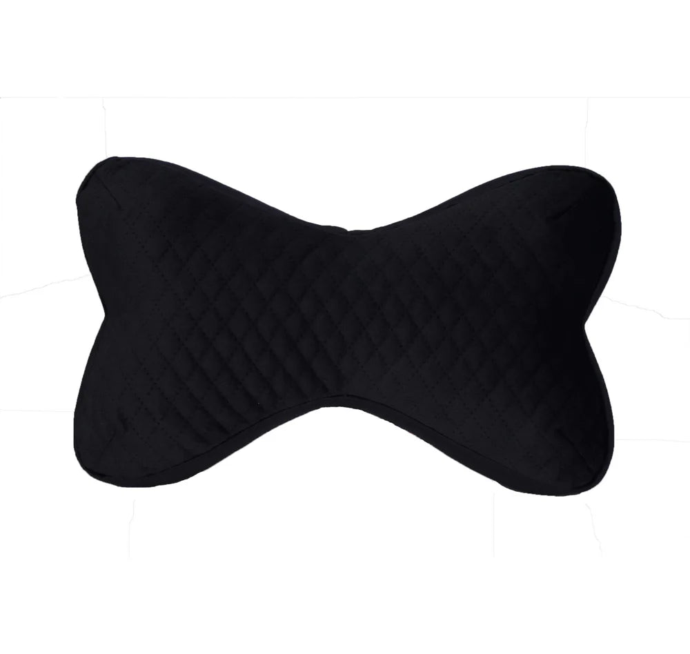 1.3 Ergonomic Bone Shaped Graphite Infused Memory Foam Car Neck Rest Pillow for Driving Comfort