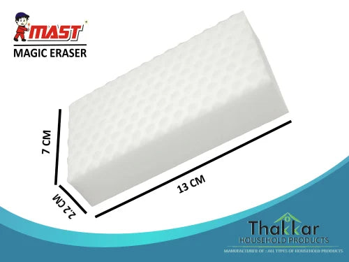 Mast Magic Eraser Melamine Sponge for Stain Removal (Pack of 1)