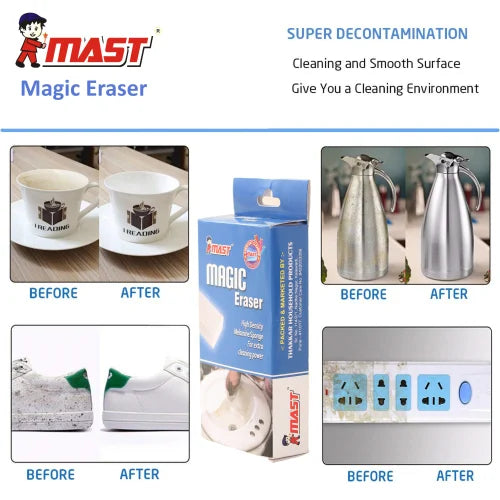Mast Magic Eraser Melamine Sponge for Stain Removal (Pack of 1)