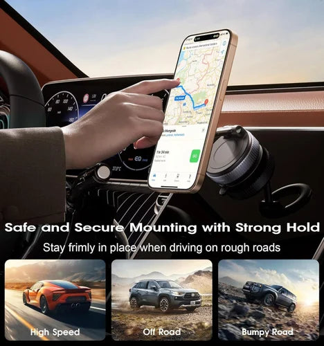 Magnetic Wireless Car Phone Mount Holder