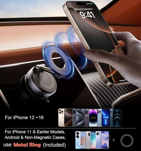 Magnetic Wireless Car Phone Mount Holder
