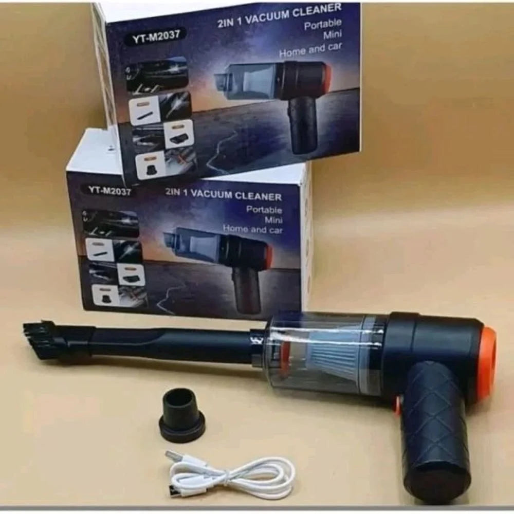 Portable Mini 2-in-1 Home and Car Vacuum Cleaner, 120 Watts