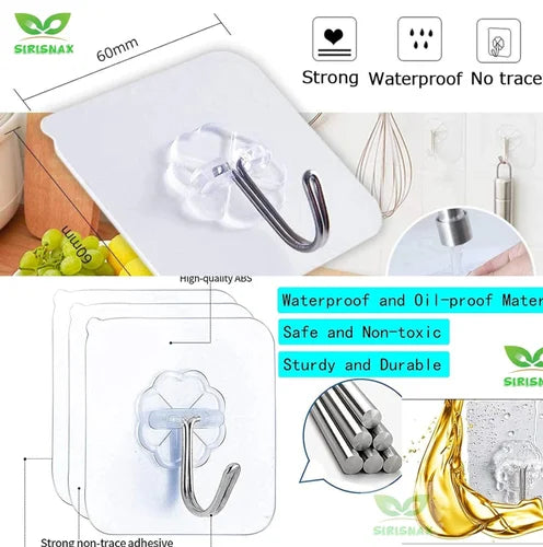Clear Pvc Wall Hook