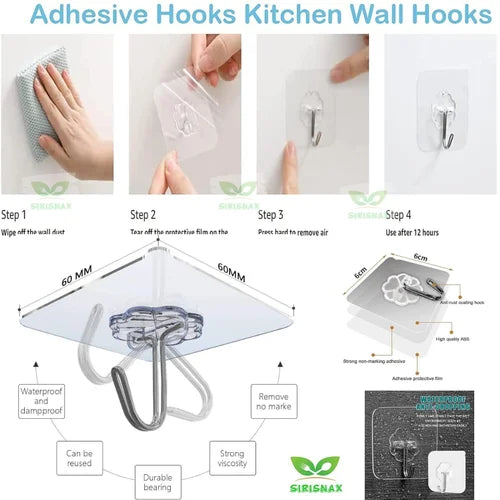 Clear Pvc Wall Hook